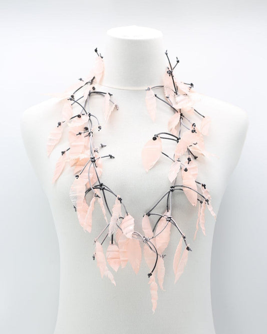 Light as a Feather Necklace, Baby Pink