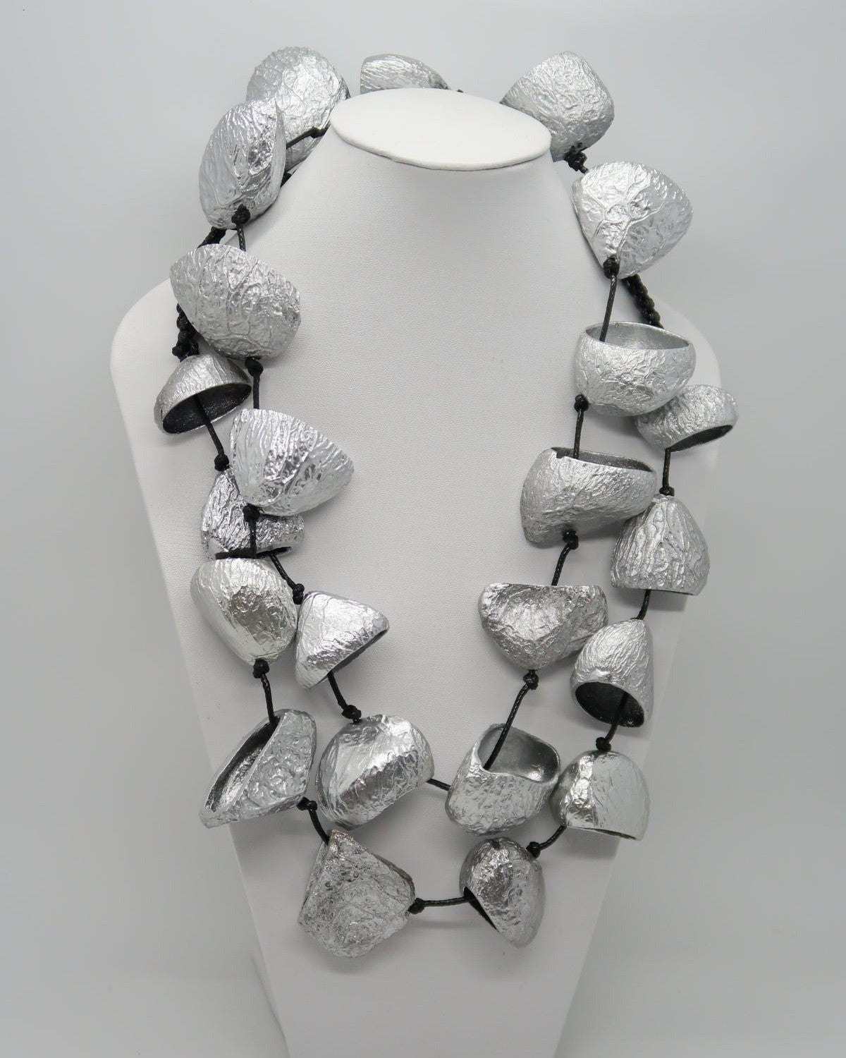 Pangium Seed Necklace, Silver